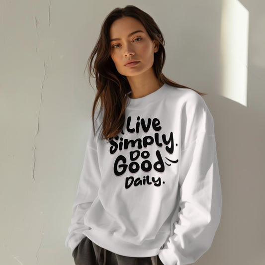 Live Simply Crewneck Sweatshirt